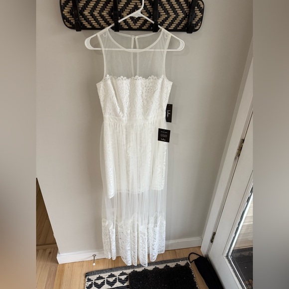 Lulus Dorit White Lace Maxi Dress (Wedding/Bridal) - White - Size Small - NWT - Picture 5 of 15